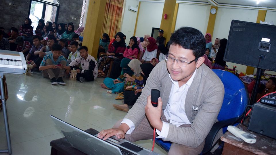 Pensi di aula ahmad dahlan SMK TI Muhammadiyah Cikampek