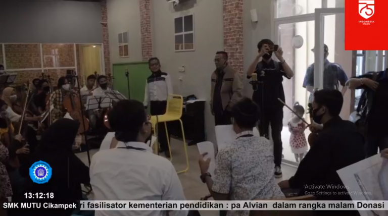 SMK MUTU Kedatangan TAmu dari Kementrian Pendidikan