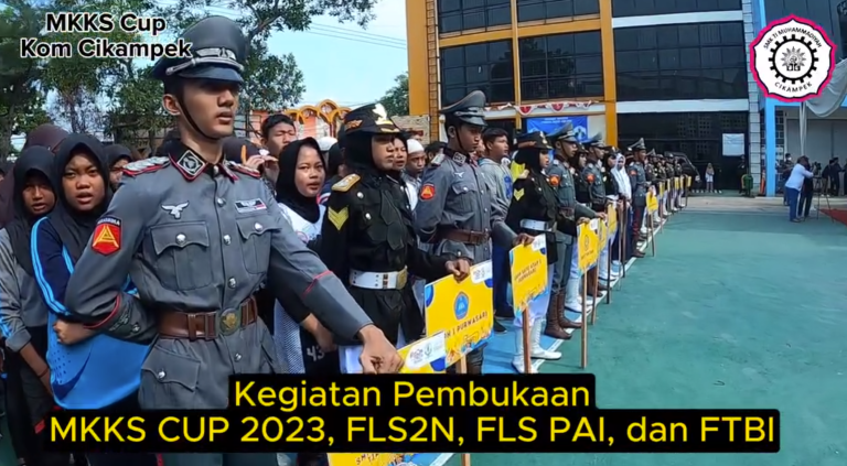 Kegiatan Pembukaan MKKS CUP 2023 Karawang, 5 Desember 2023