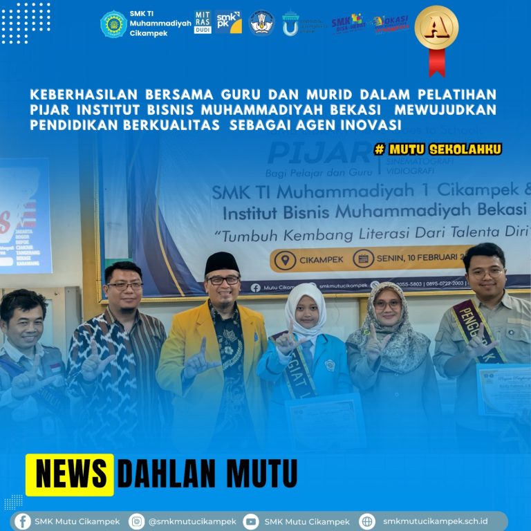 Keberhasilan Bersama Guru dan Murid dalam Pelatihan Jurnalistik: Audiovisual, Sinematografi, dan Videografi