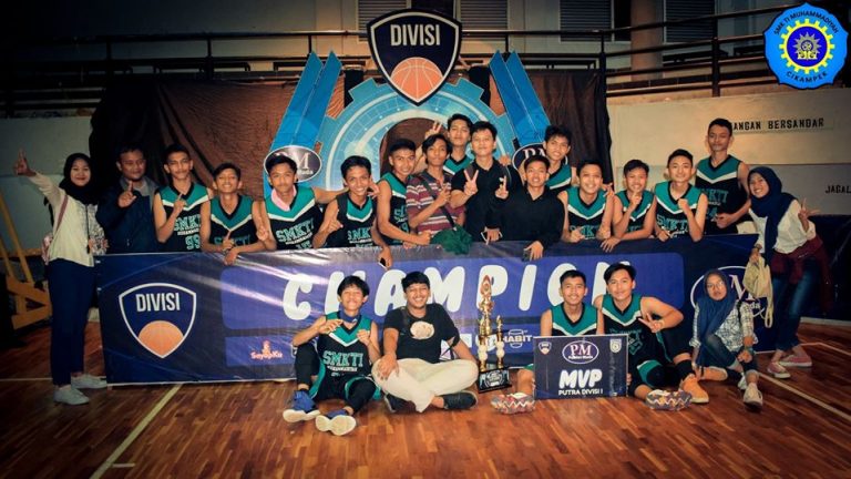 SMK TI Muhammadiyah Cikampek Juara 1 Basket