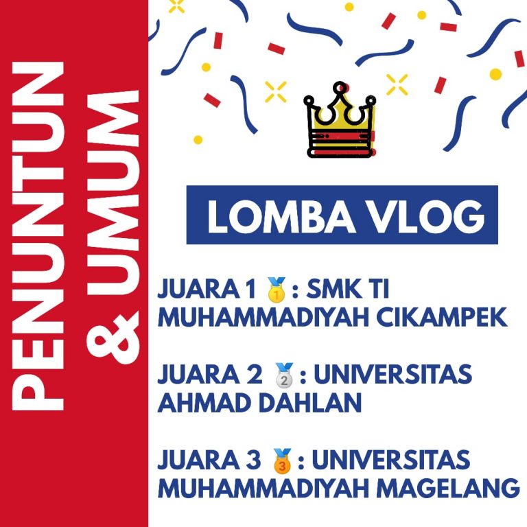 Hizbul Wathan SMK TI Muhammadiyah Cikampek juara nasional lomba Vlog Penuntun dan Umum Hizbul Wathan