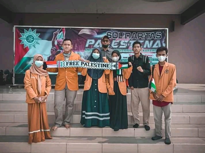 smk mutu cikampek peduli palestina