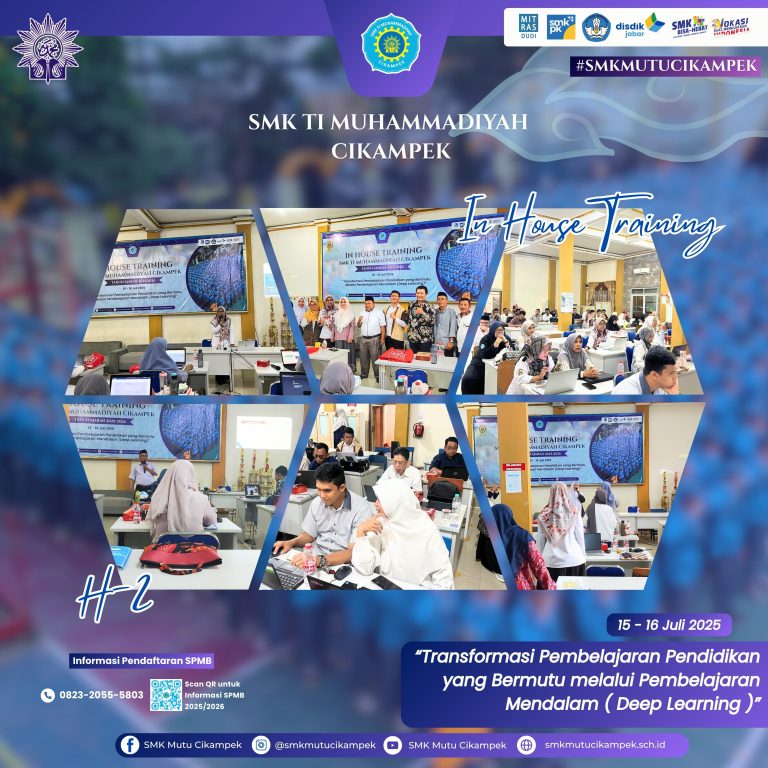 SMK MUTU Cikampek Gelar In House Training: Persiapkan Tahun Ajaran Baru dengan Semangat Transformasi Pembelajaran Bermutu